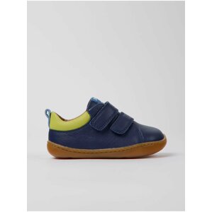 Dark Blue Boys Leather Sneakers Camper - Boys