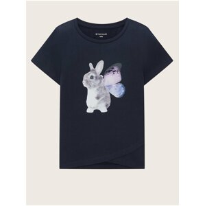 Dark blue girly T-shirt Tom Tailor - Girls