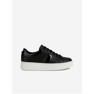 Black Women's Sneakers on the Geox Platform - Women