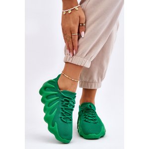 Women's slip-on sneakers Green Myles