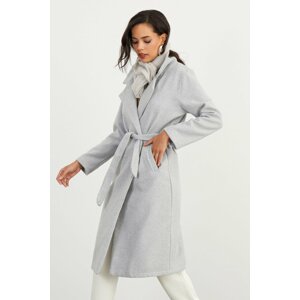 Cool & Sexy Women's Gray Coat TD132