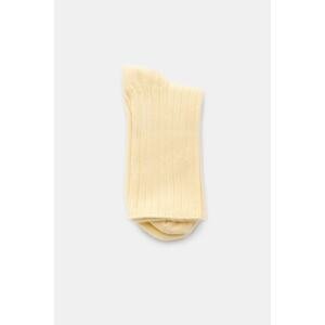 Dagi Yellow Women's Corduroy Single Socks