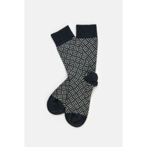 Dagi Navy Blue Wool Socks