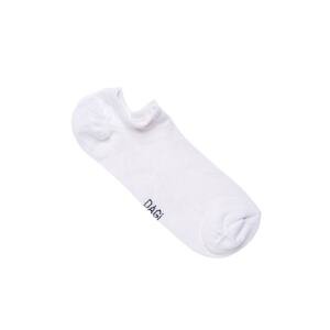 Dagi Men's White Cotton Short Ballerina Socks