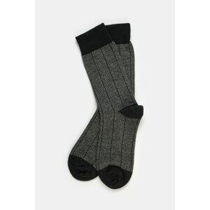 Dagi Black Wool Socks