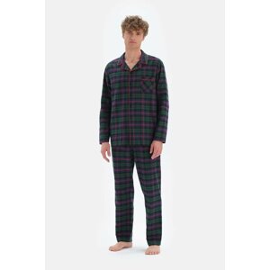 Dagi Pajama Set - Multicolor - Plaid