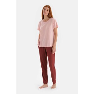 Dagi Pajama Set - Pink - Plain