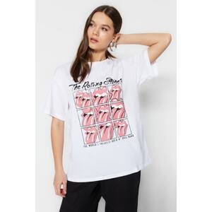 Trendyol T-Shirt - White - Boyfriend