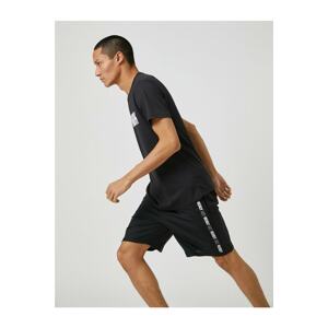 Koton Sports Shorts - Black - Normal Waist