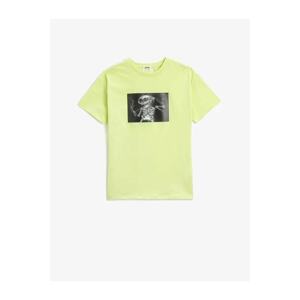 Koton T-Shirt - Grün - Regular fit