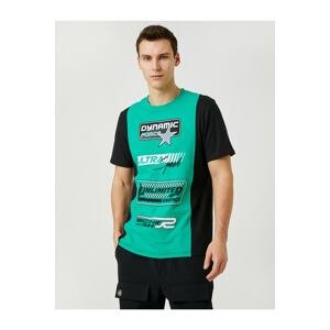 Koton Printed T-Shirt Racing Theme Short Sleeve Crew Neck Cotton