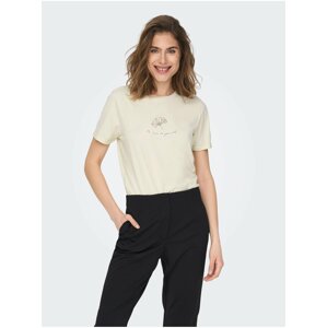 Cream T-shirt JDY Amy - Women