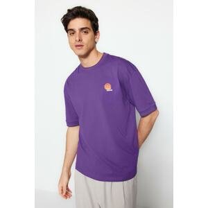 Trendyol T-Shirt - Purple - Relaxed fit