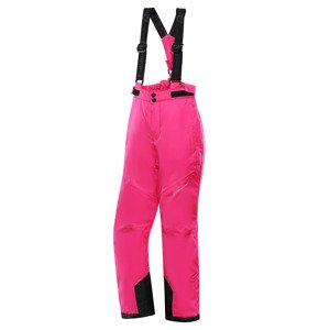 Kids ski pants with membrane ALPINE PRO ANIKO 5 pink glo
