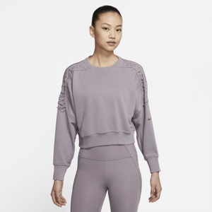 Nike Woman's Sweatshirt Cropped Fleece Training Crew DA0447-531