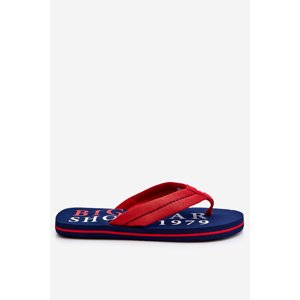 Men's flip-flops Big Star LL174613 navy blue