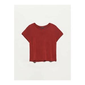 Dilvin T-Shirt - Burgundy - Regular fit