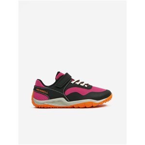 Black & Pink Girly Sneakers Merrell Trail Glove 7 A/C - Girls