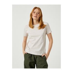 Koton Basic T-Shirt Short Sleeved Crew Neck