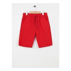 Koton Tie Waist Normal Red Boy Shorts 3skb40019tw