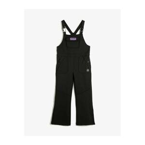 Koton Salopet Jumpsuit with Straps, Pockets, Zippered Legs