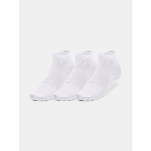 Under Armour Socks UA Essential 3pk Qtr Yth-WHT - unisex