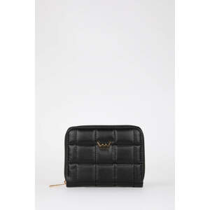 DEFACTO Women's Sewing Pattern Faux Leather Wallet