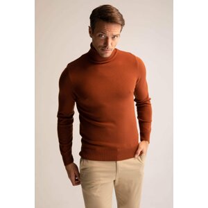 DEFACTO Slim Fit Turtleneck Pullover