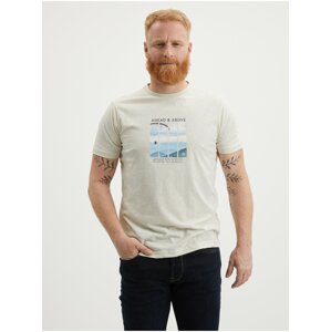 Beige men's T-shirt LERROS - Men