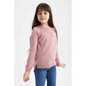 DEFACTO Girl Regular Fit Crew Neck Pullover