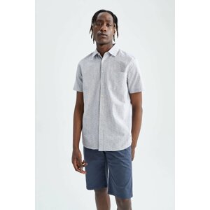 DEFACTO Regular Fit Short Sleeve One Side Pocket Shirt