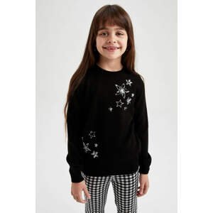 DEFACTO Girl Regular Fit Crew Neck Pullover