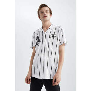 DEFACTO Regular Fit Printed Short Sleeve Shirt