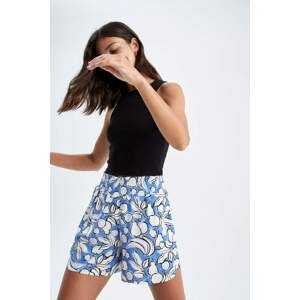 DEFACTO Relax Fit Viscose Printed Normal Waist Short