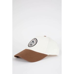 DEFACTO Men Color Block Cotton Cap Hat