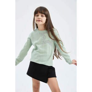 DEFACTO Girl Regular Fit Crew Neck Pullover