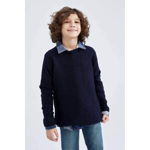 DEFACTO Boy Regular Fit Crew Neck Pullover