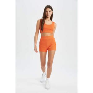 DEFACTO Cool Ribbed Camisole Shorts
