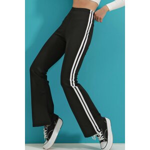 Trend Alaçatı Stili Pants - Black - Bootcut