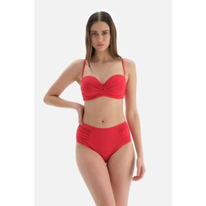 Dagi Red Strapless Bikini Top