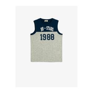 Koton Athlete Printed Sleeveless Crew Neck Cotton