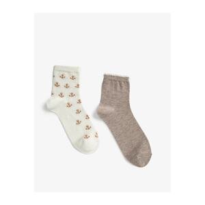 Koton Socks - Ecru - 2 pcs