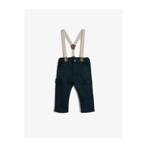 Koton Pants - Dark blue - Cargo