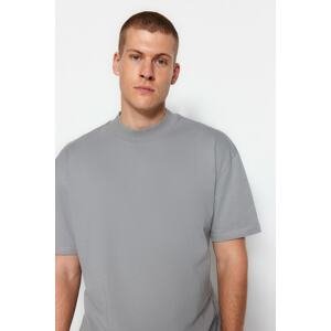 Trendyol T-Shirt - Gray - Relaxed fit