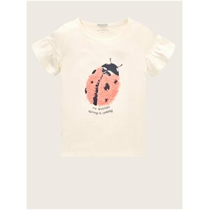 Cream Girl T-Shirt Tom Tailor - Girls