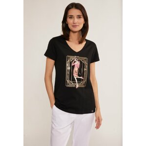 MONNARI Woman's T-Shirts Cotton T-Shirt With Application