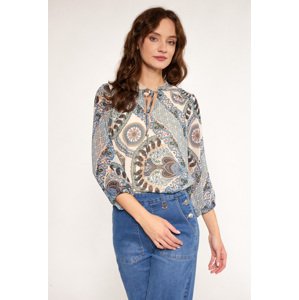 MONNARI Woman's Blouses Patterned Women's Blouse Multi Blue