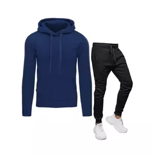 Men's tracksuit blue black Dstreet z