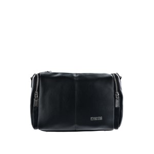 Trendy Leather Handbag Big Star LL574022 Black