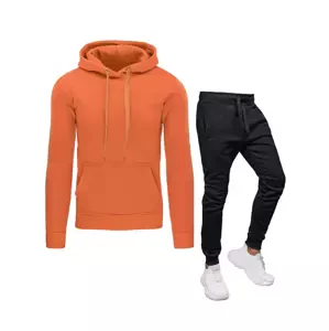 Orange-black men's tracksuit Dstreet z